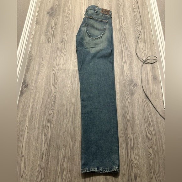 Brand New Men's Lee Fuel Straight Leg Jeans Sits Below Waste 34x34 #102003520 - Picture 5 of 6